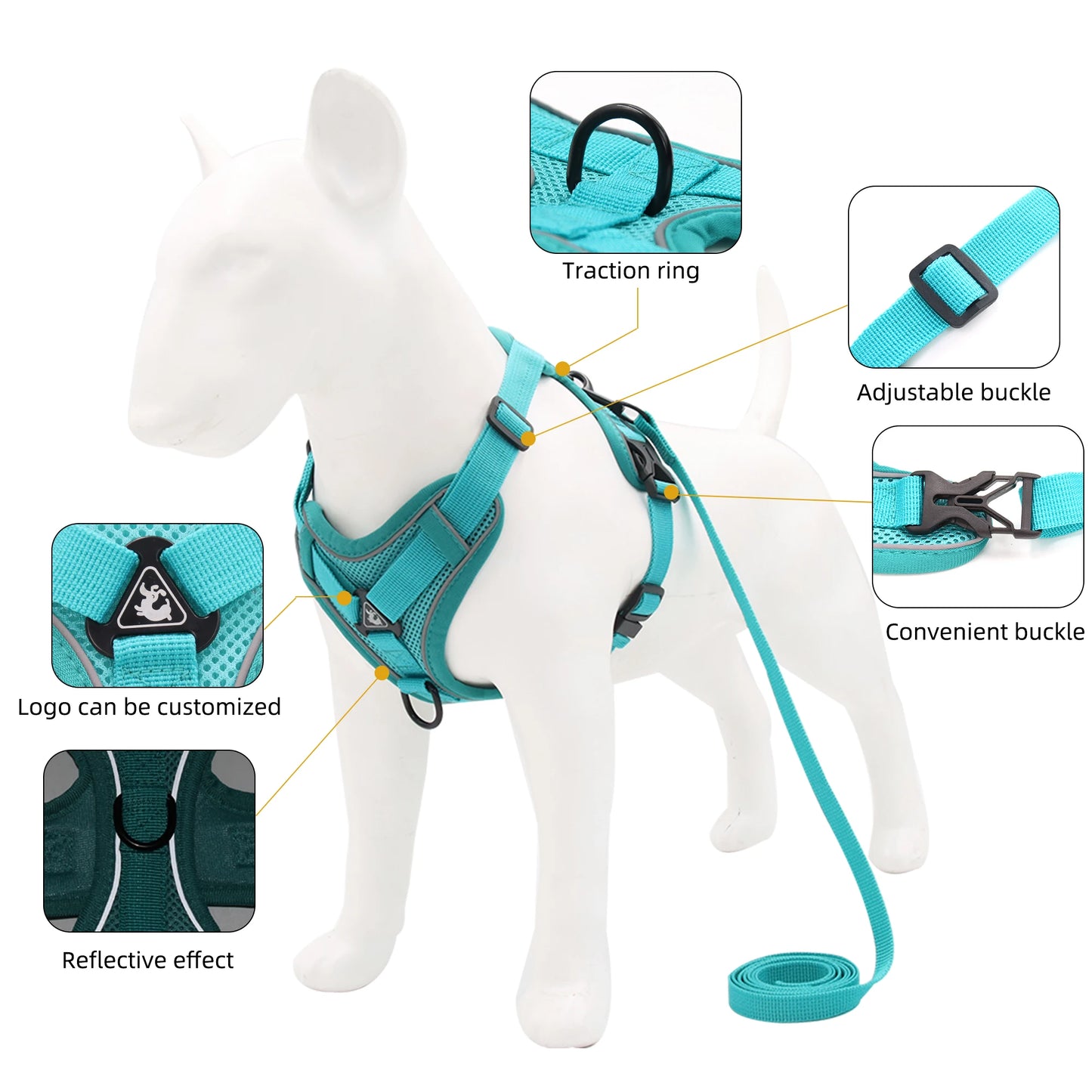 Escape-Proof & NO-PULL Harness and Leash Set for Cats